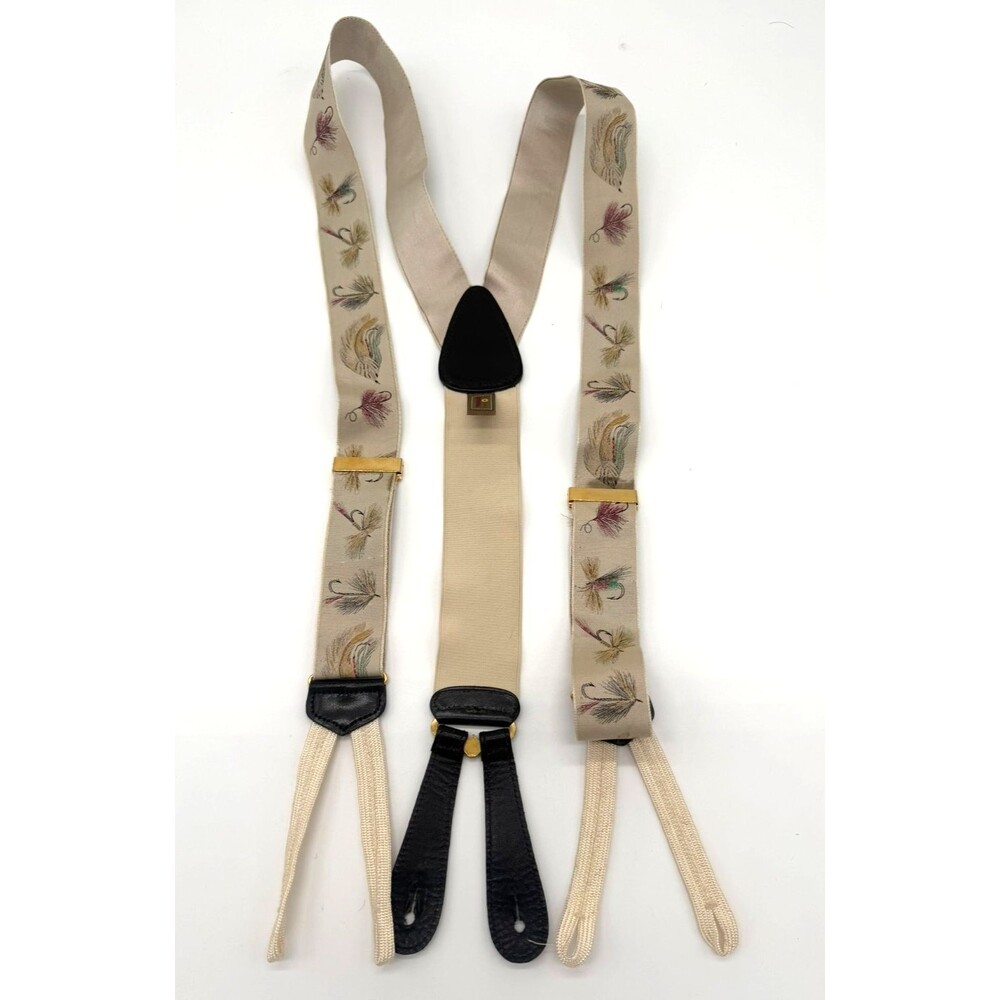 Vintage Trafalgar Limited Edition Suspenders Brace Silk Fly Fishing Lure England